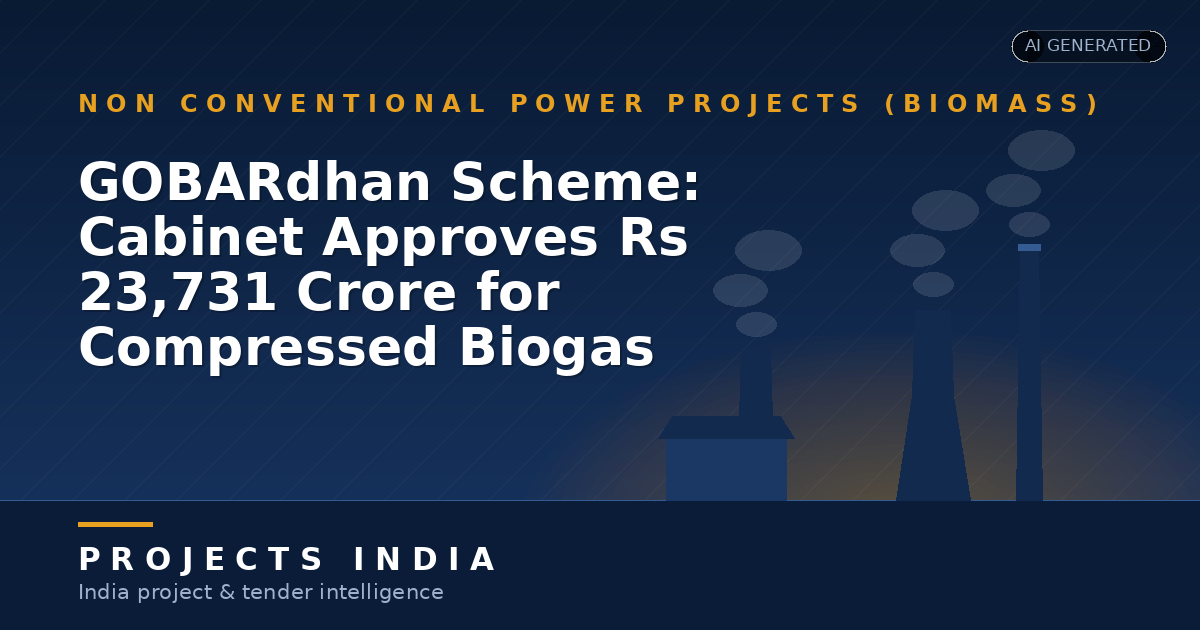 GOBARdhan Scheme: Cabinet Approves Rs 23,731 Crore for Compressed Biogas