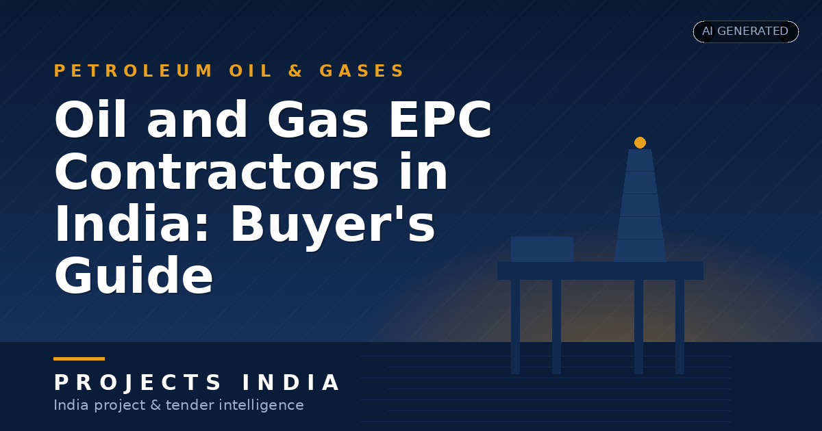 Oil and Gas EPC Contractors in India: Buyer's Guide