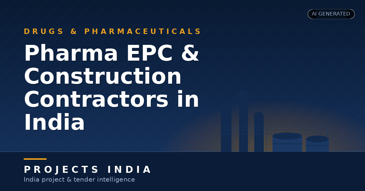 Pharma EPC & Construction Contractors in India