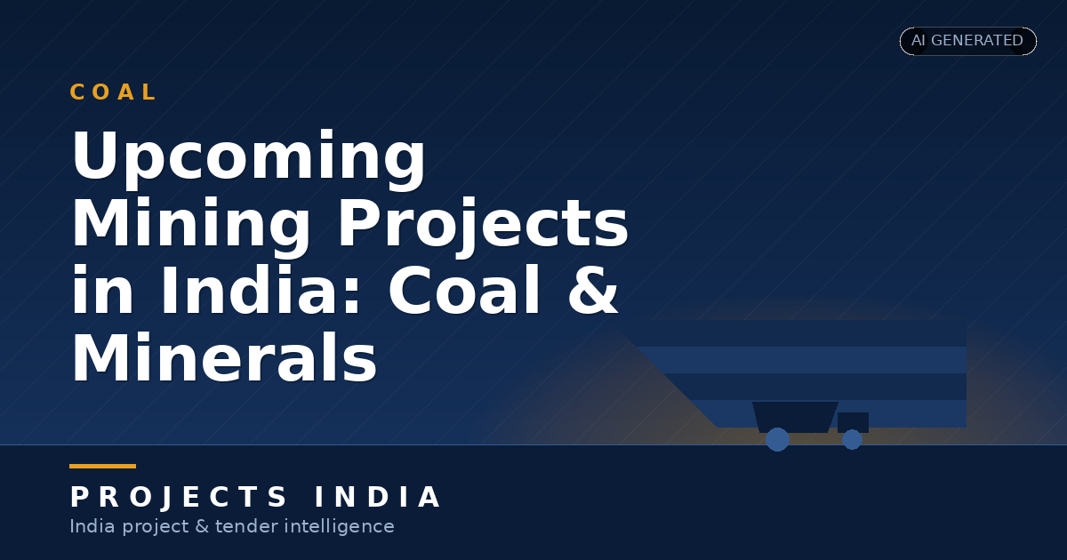 Upcoming Mining Projects in India: Coal & Minerals