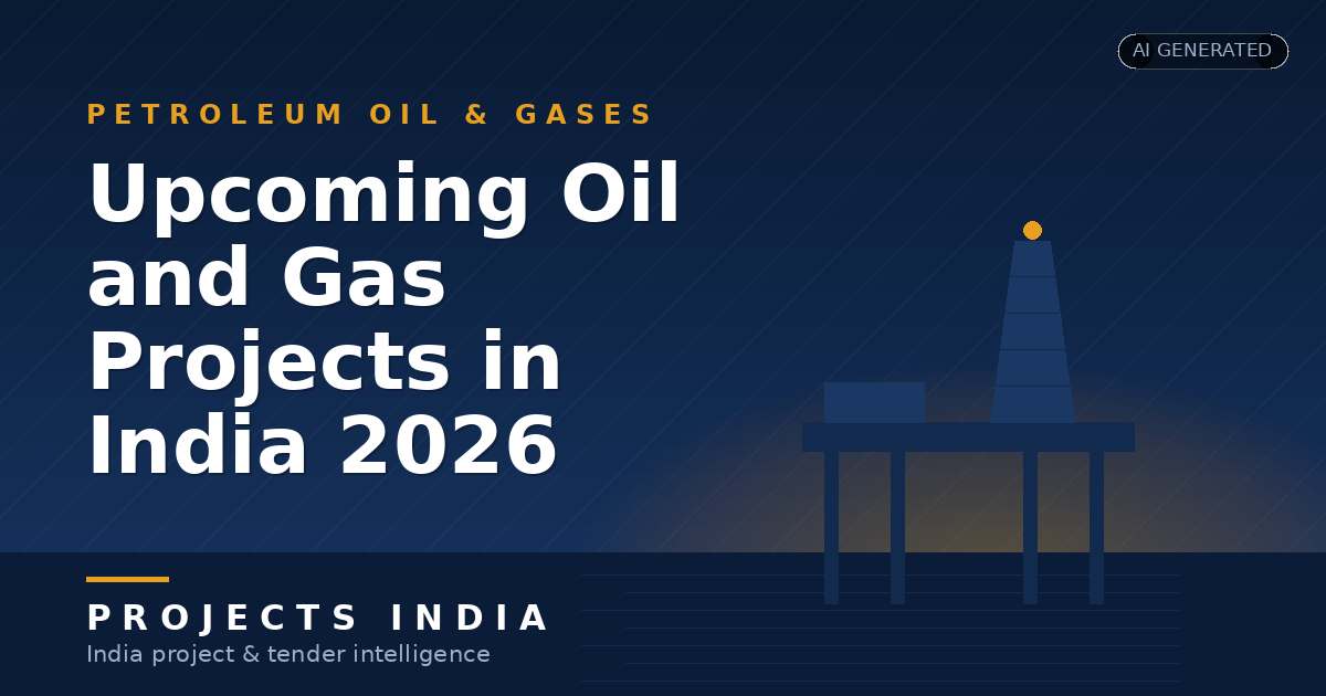 Upcoming Oil and Gas Projects in India 2026