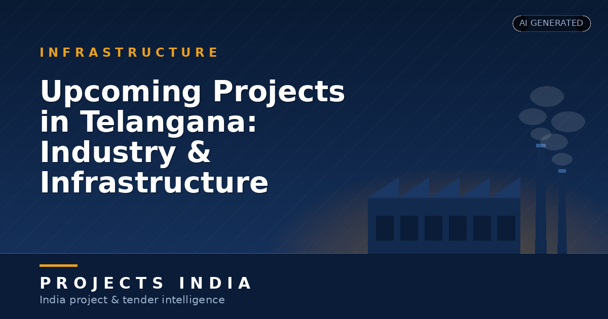 Upcoming Projects in Telangana: Industry & Infrastructure