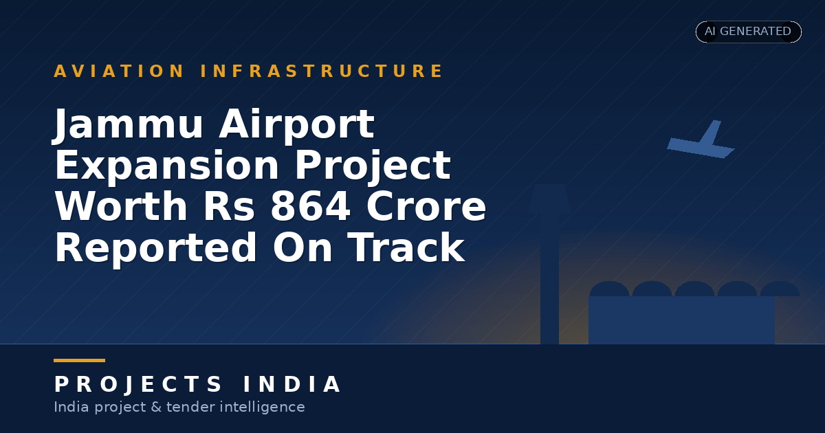 Jammu Airport Expansion Project Worth Rs 864 Crore Reported On Track